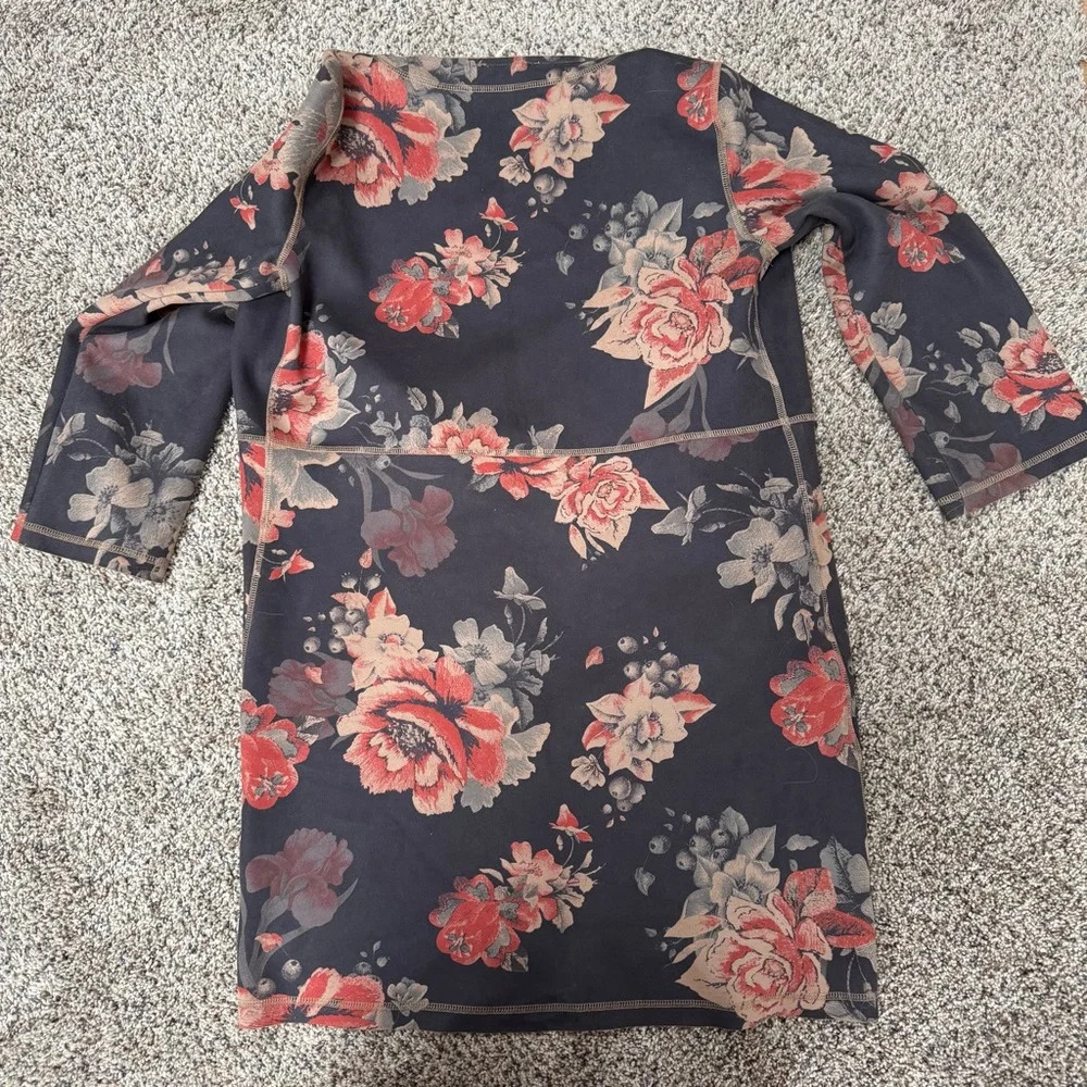 Catherine Malandrino Floral Open Front Cardigan Jacket | Size Small - Picture 6 of 6